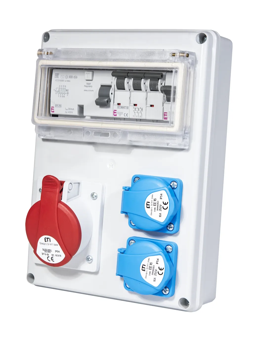 Assemblied distribution box EDS8 RCD 2/1 32 B+C 001105202