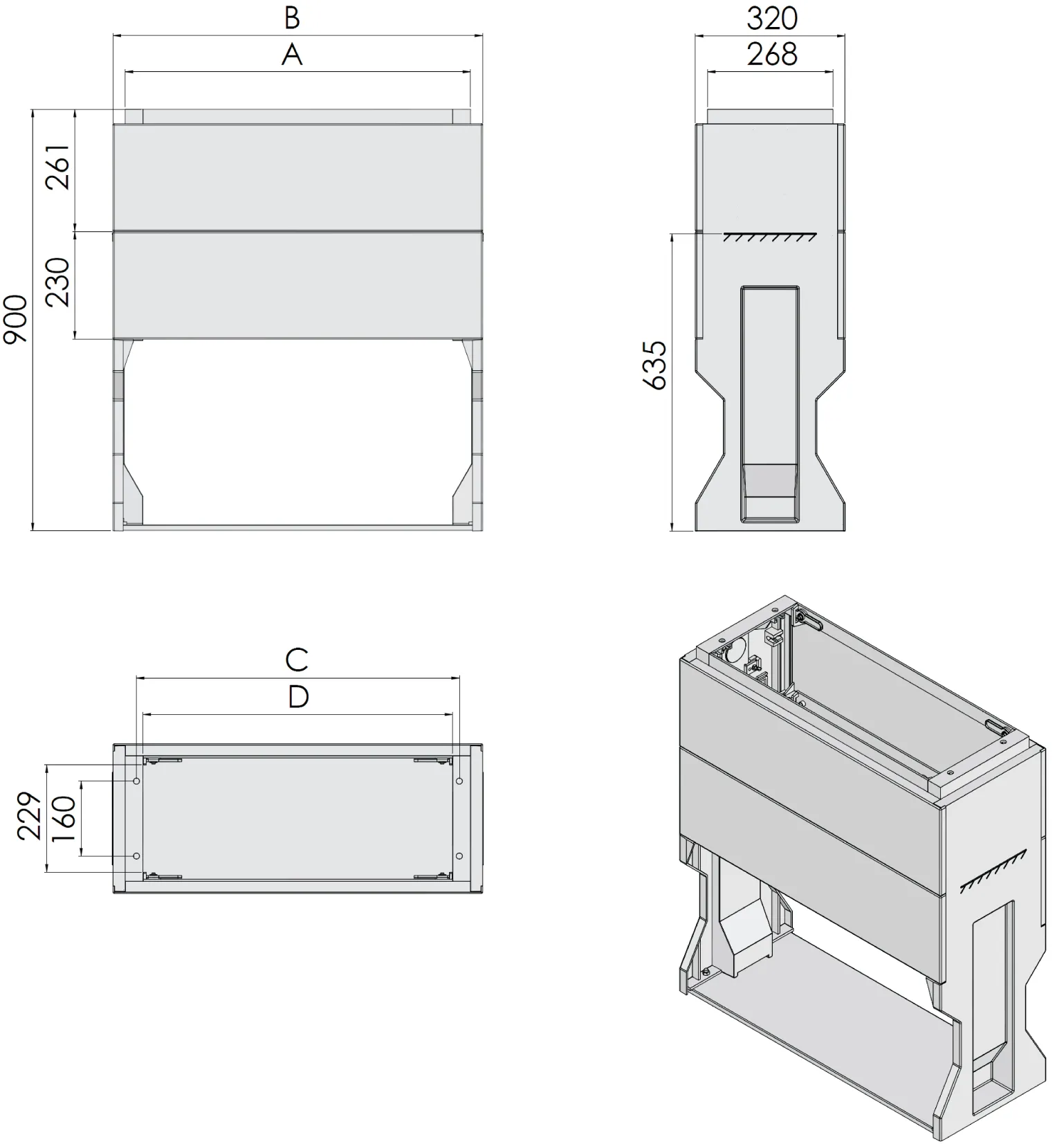 Pedestal KVR-P 0 001601611