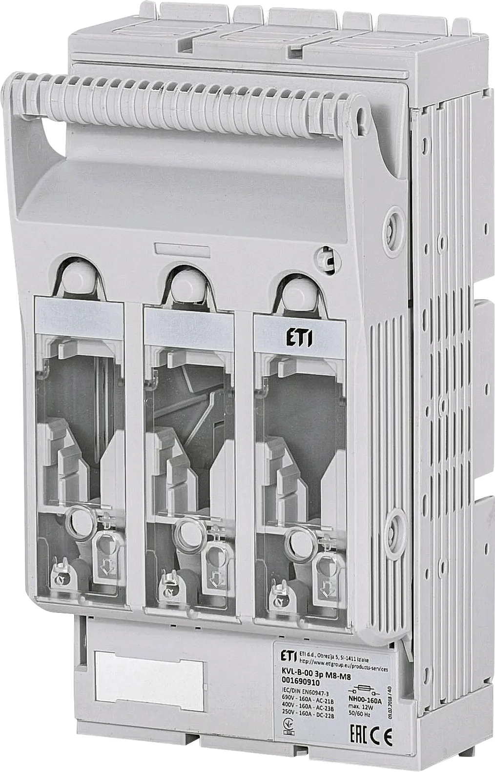 Fuse switch disconnector KVL-B-00 3p M8-M8 001690910
