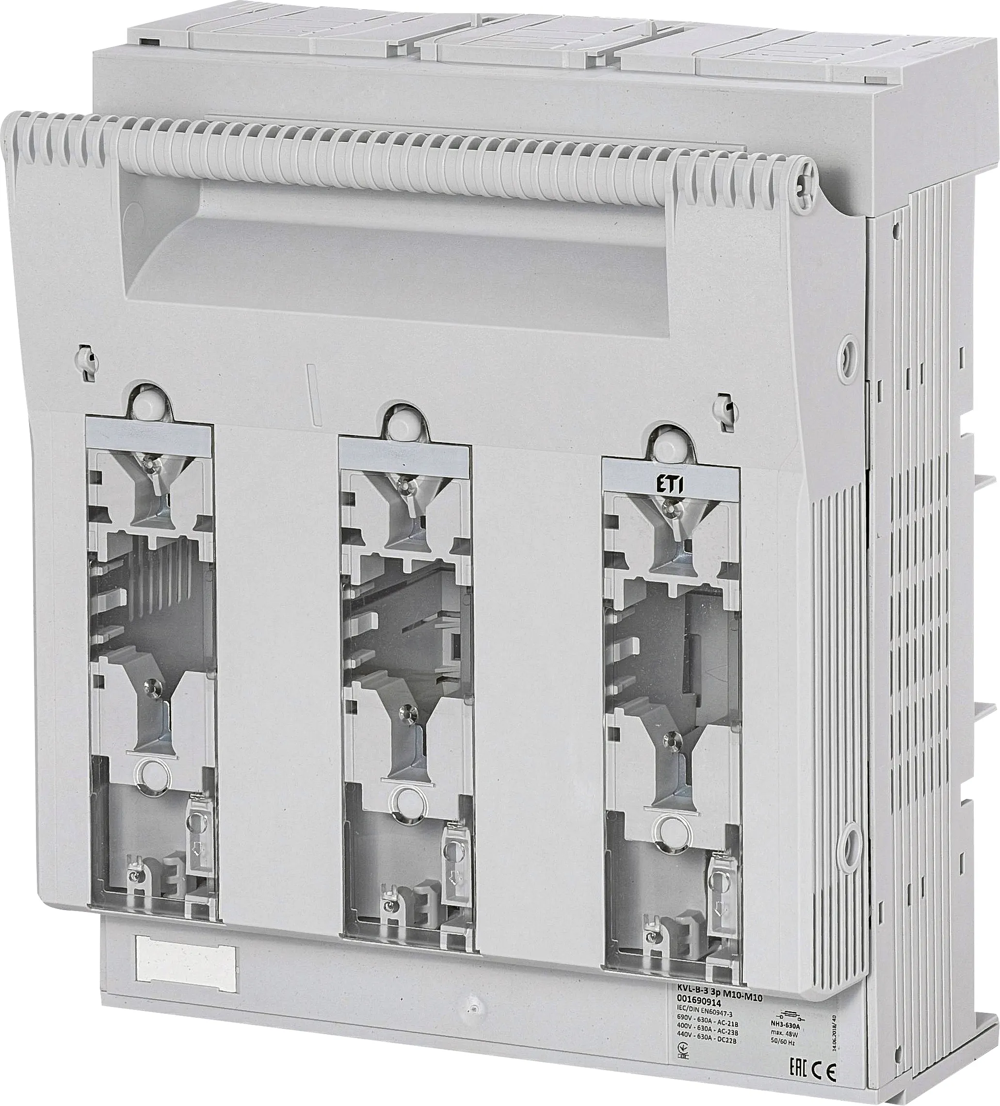 Fuse switch disconnector KVL-B-3 3p M10-M10 001690914