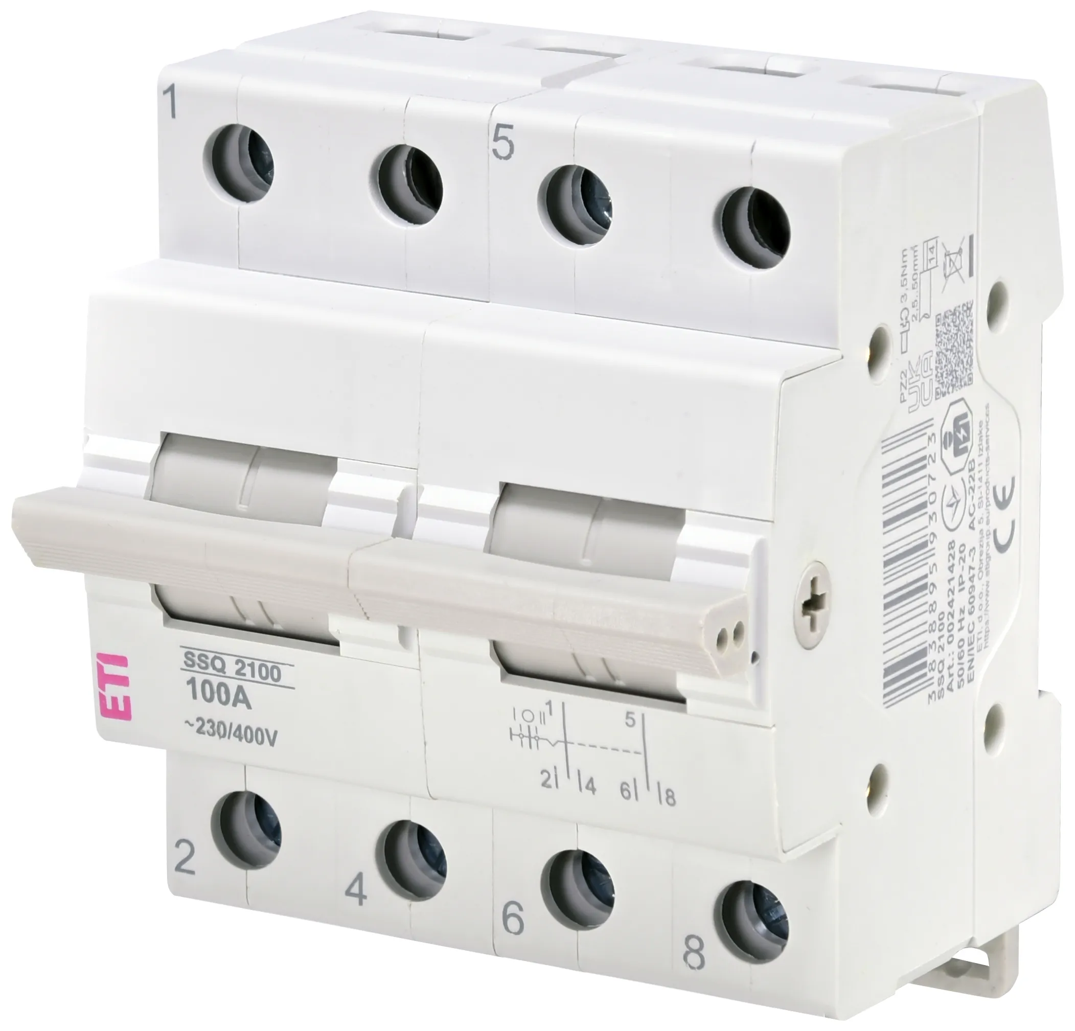 Center-off change-over switch SSQ  2100 002421428