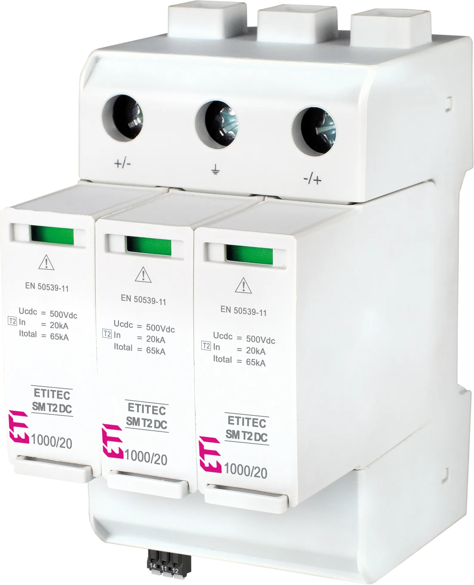 Surge arrester ETITEC SM T2 DC 1000/20 Y 002440728