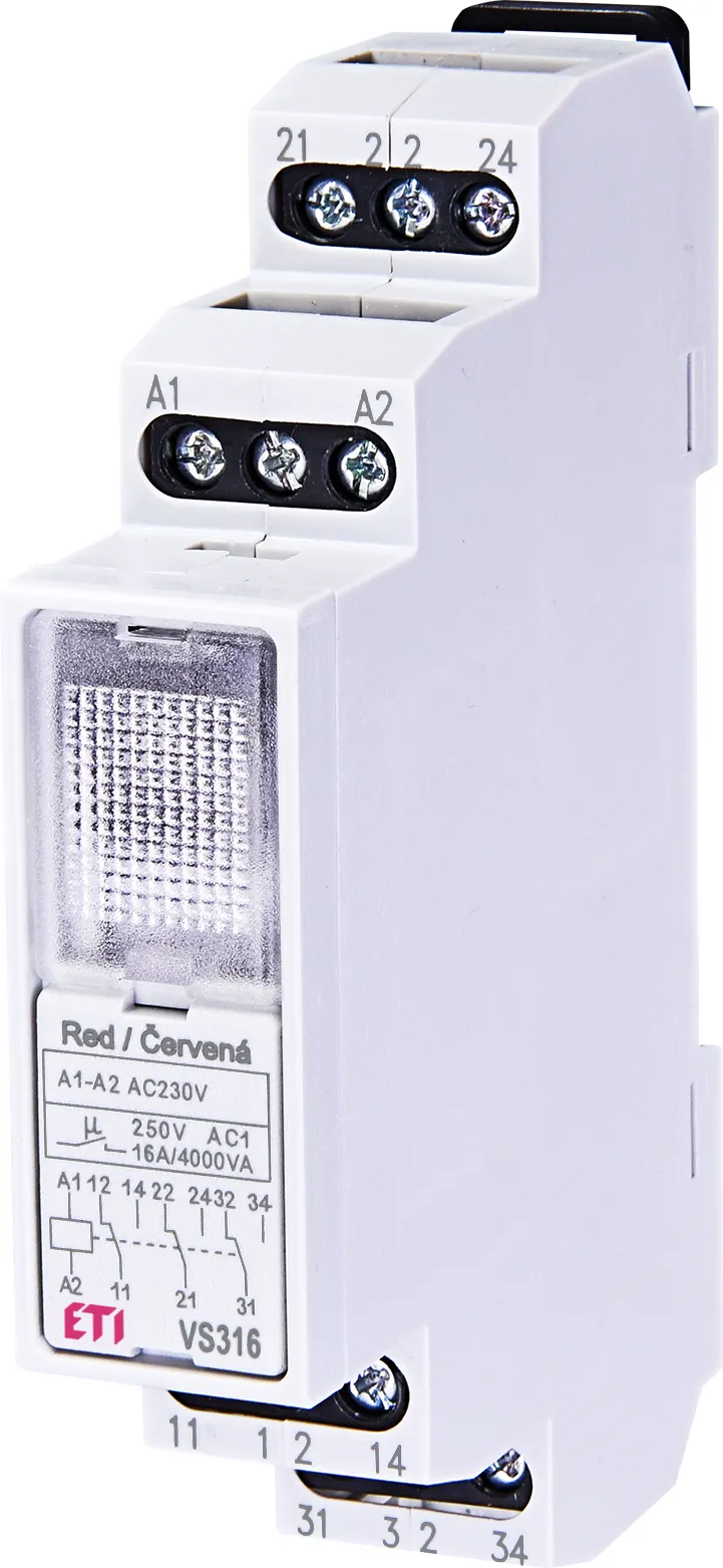 Power relay VS316K/230 red 002471202