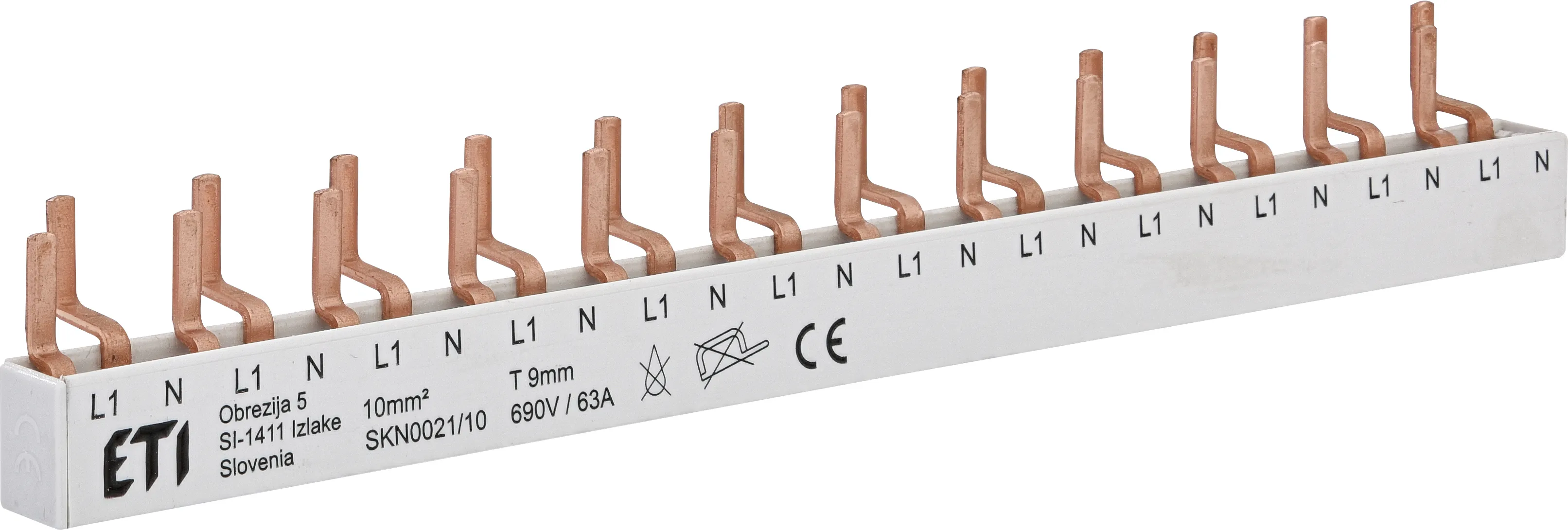 Insulated busbar SKN0021/10 002921150