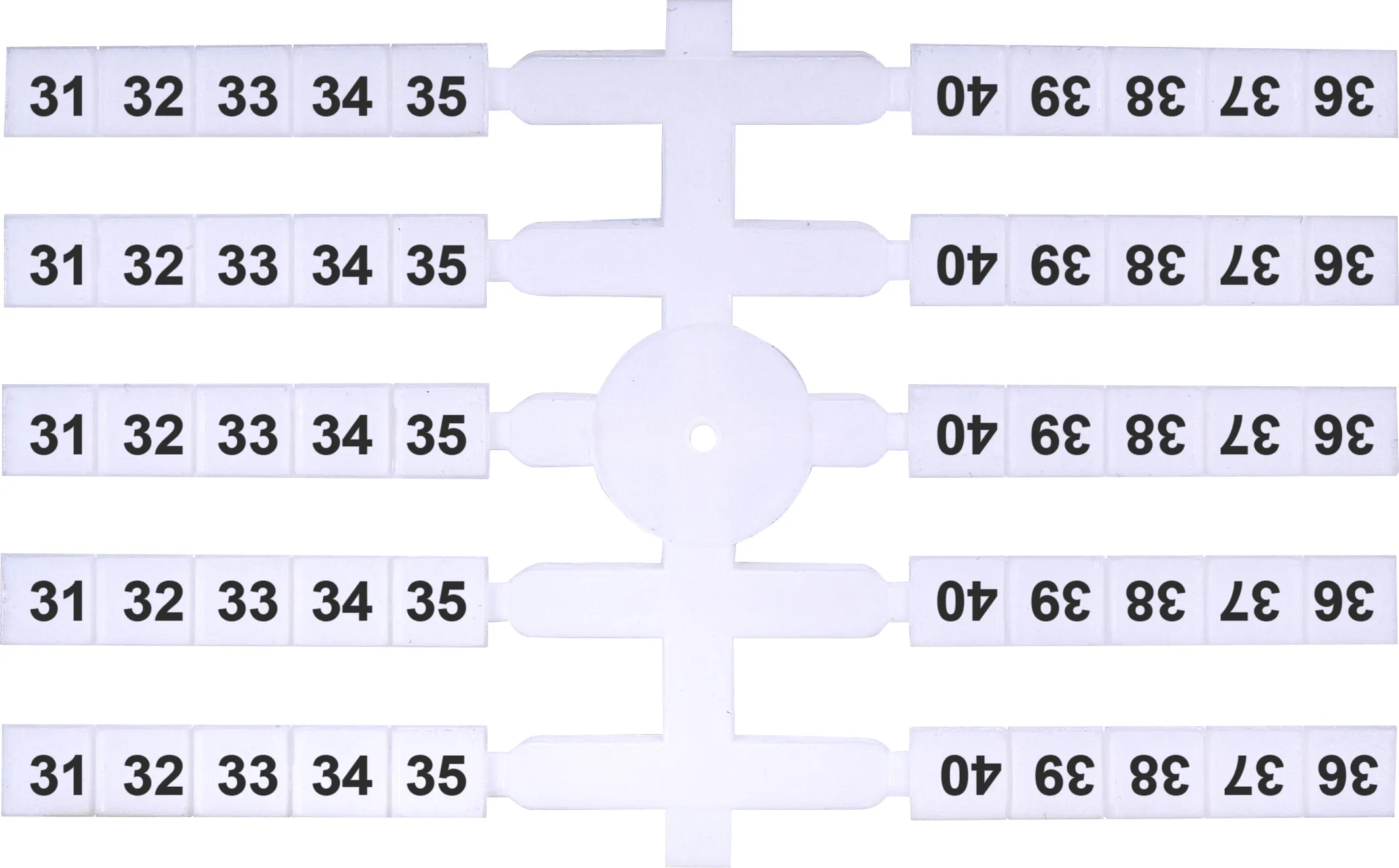 Line-up terminal access. EO3 31-40 (x200) 003901758