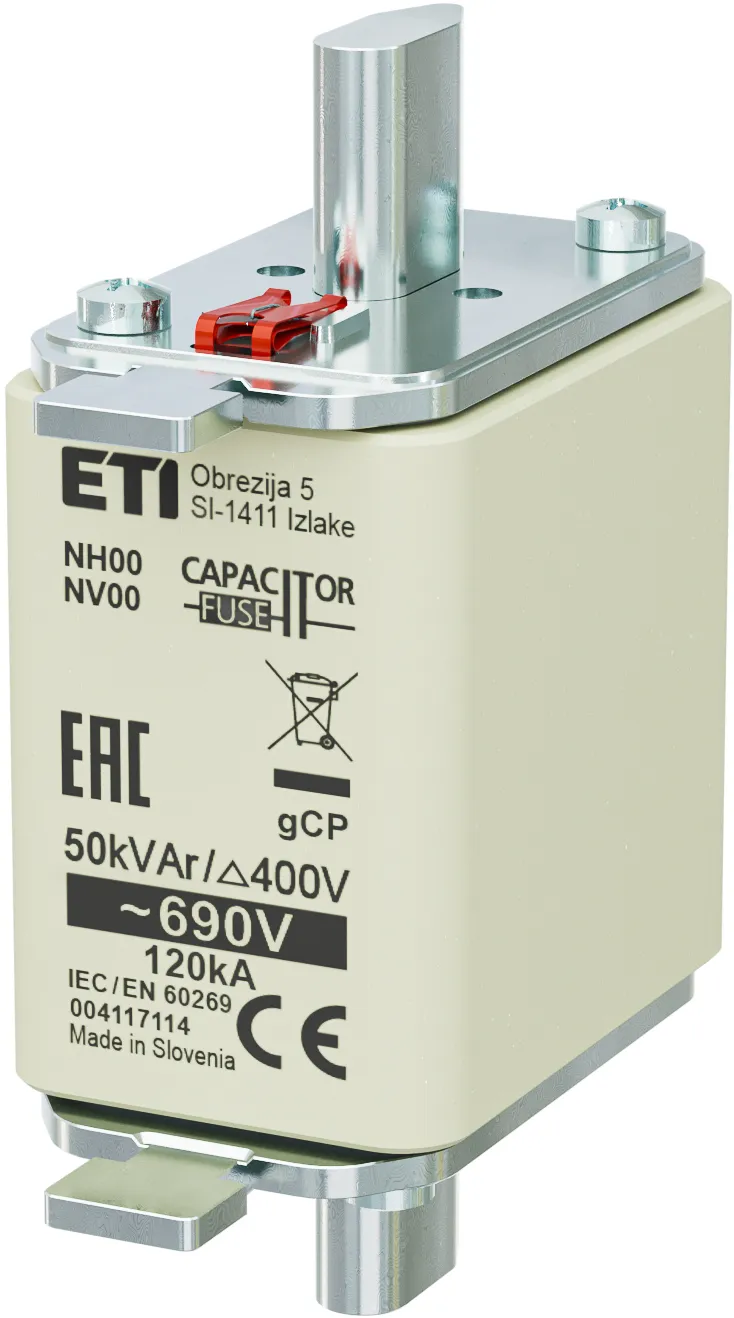 Fuse link NH00 gCP 50kVAr/690V 004117114