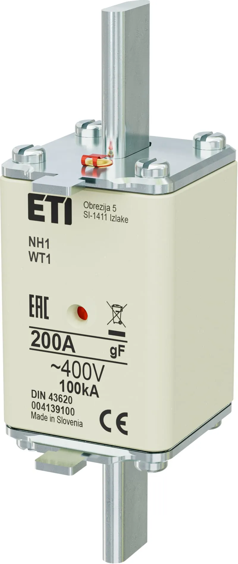 Fuse link NH1 gF 200A/400V 004139100