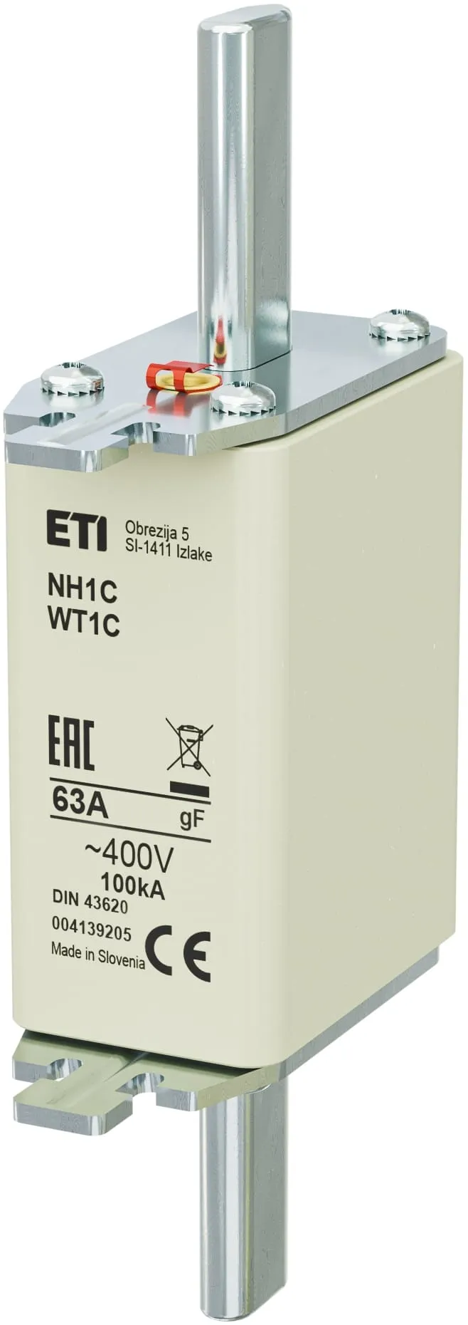 Fuse link NH1C gF 63A/400V 004139205
