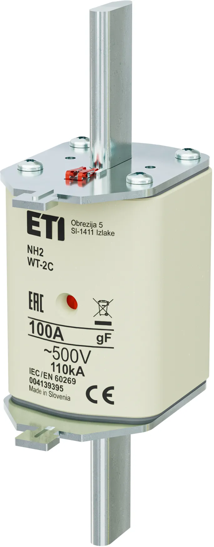 Fuse link NH2C gF 100A/500V 004139395