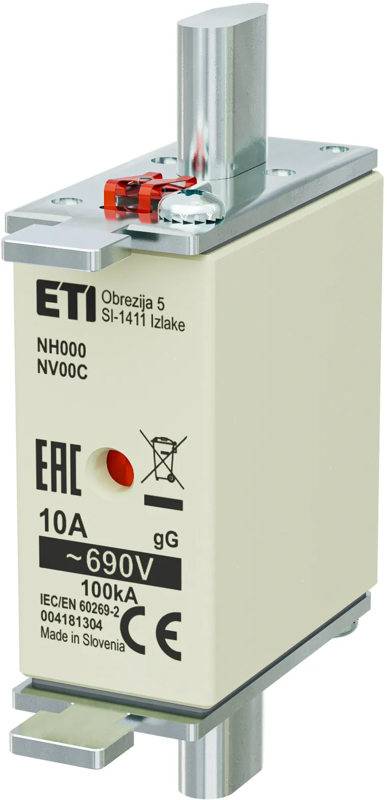 Fuse link NH000 gG 10A/690V 004181304