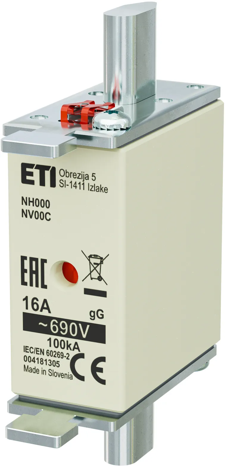 Fuse link NH000 gG 16A/690V 004181305
