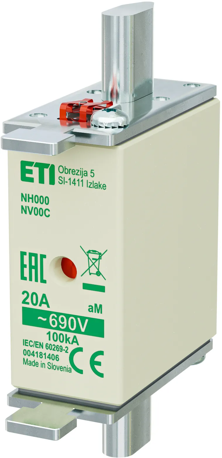 Fuse link NH000 aM 20A/690V 004181406