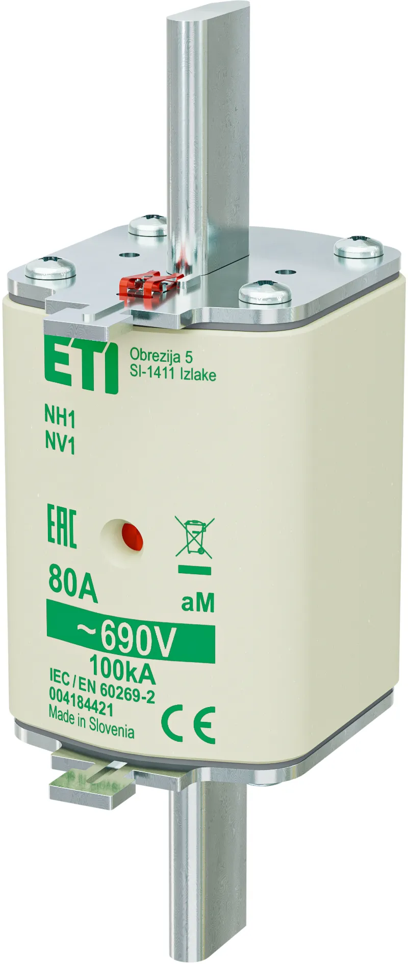 Fuse link NH1 aM 80A/690V 004184421