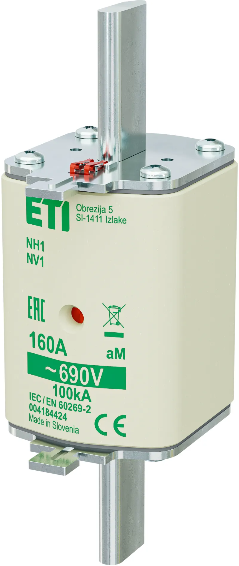 Fuse link NH1 aM 160A/690V 004184424