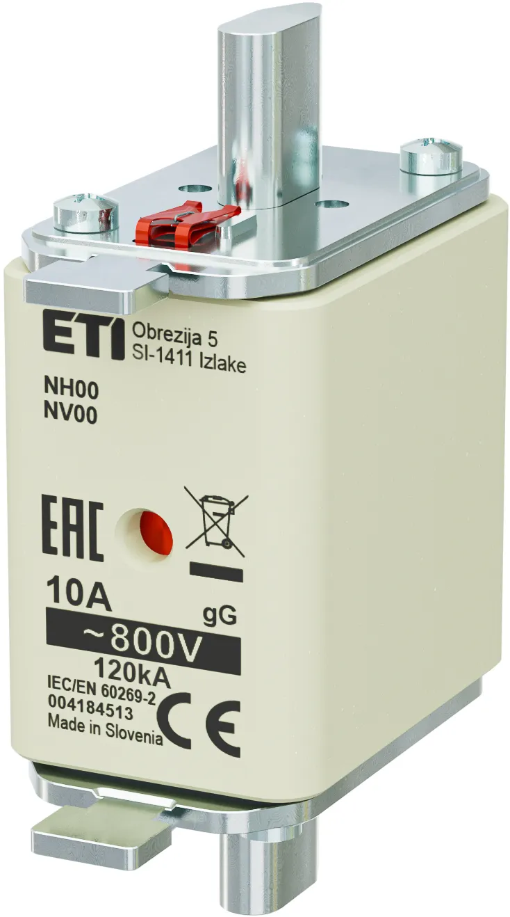 Fuse link NH00 gG 10A/800V 004184513