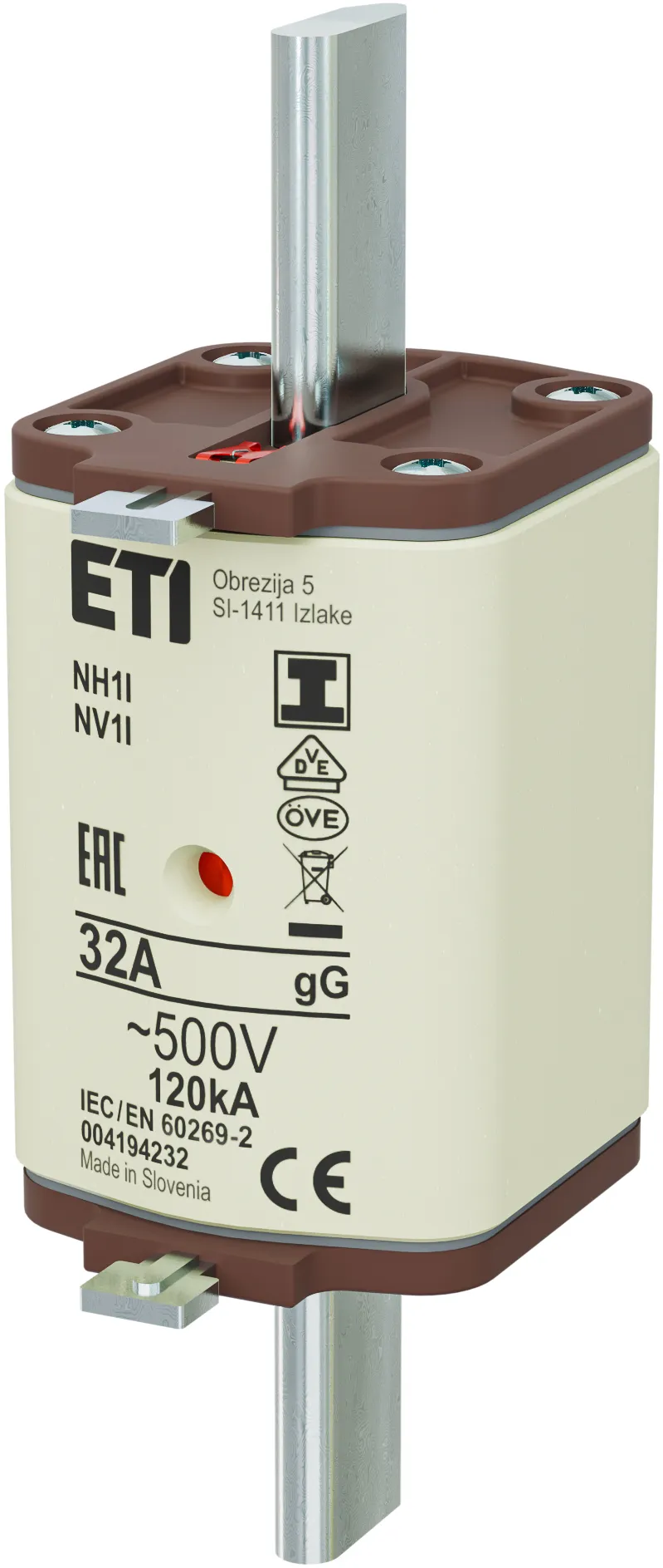 Fuse link NH1/I gG 32A/500V 004194232