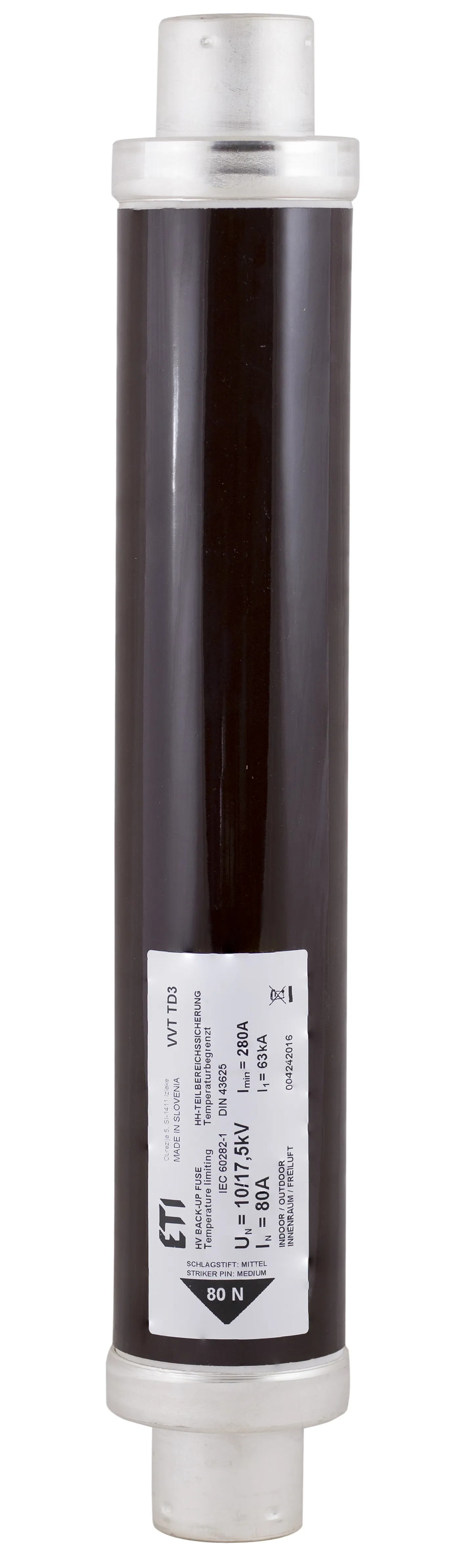 Fuse link VVA3 17,5kV/6A 004241105