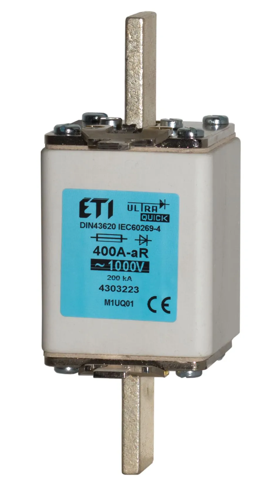 Fuse link NH1 UQ01 aR 400A/1000V 004303223