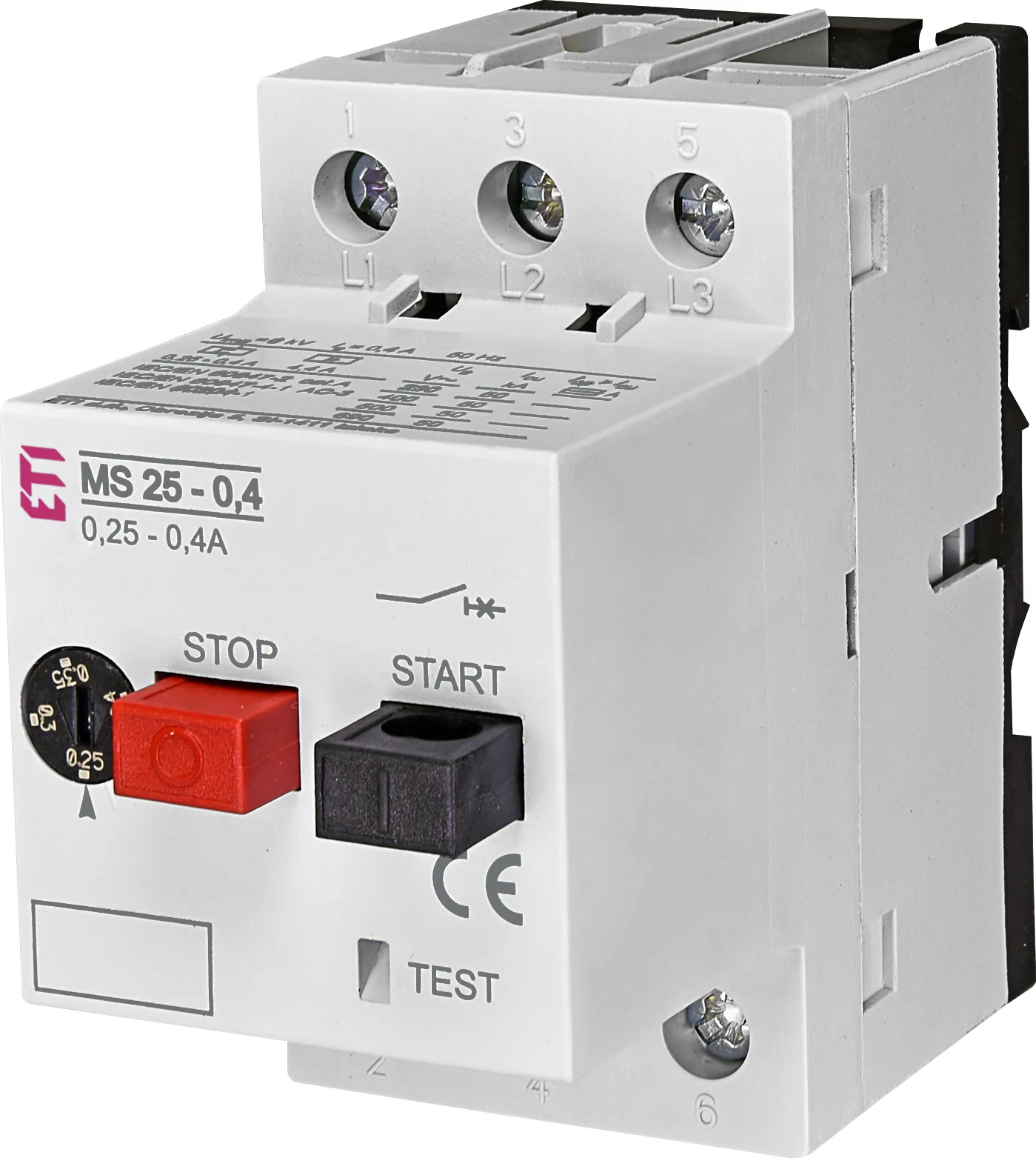 Mot.protec.circuit breaker MS25-0,4 004600030