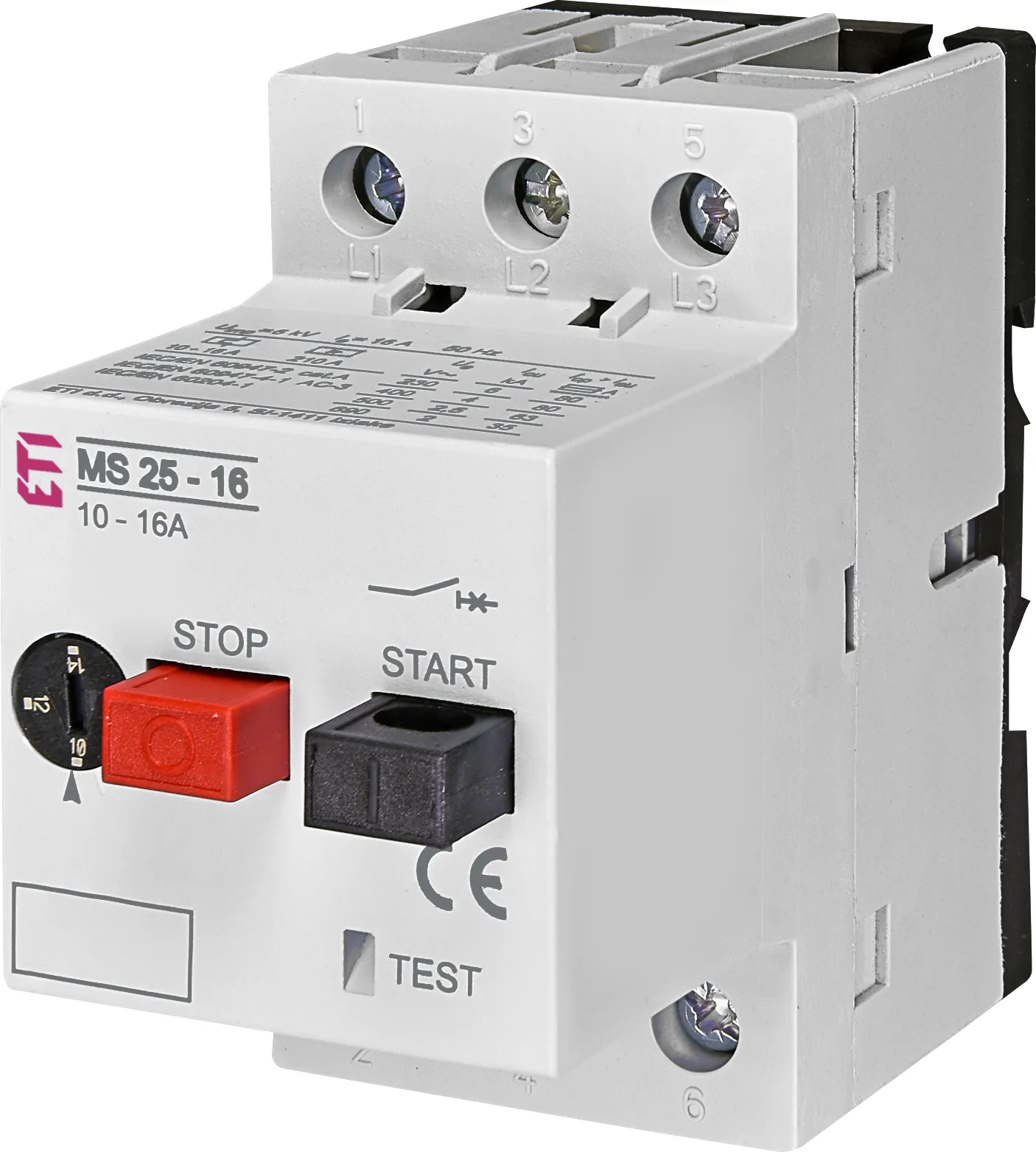 Mot.protec.circuit breaker MS25-16 004600110