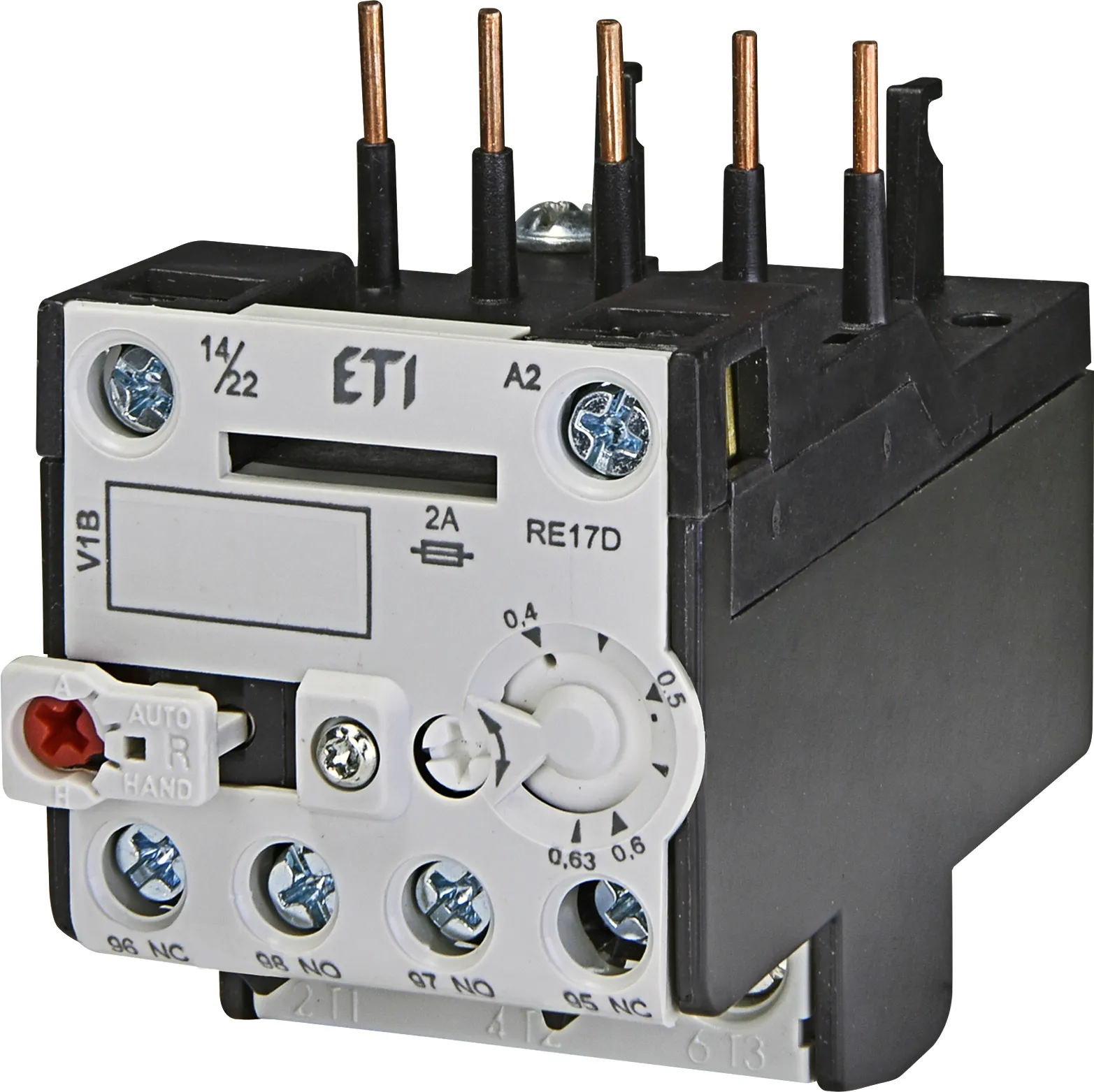 Thermal overload relay RE17D-0,63 004641401