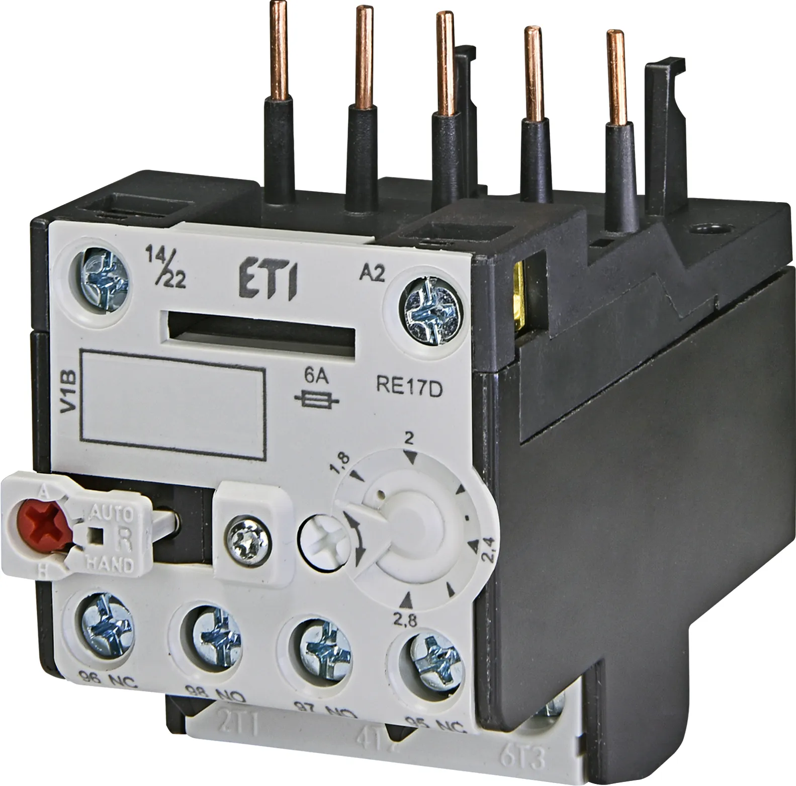 Thermal overload relay RE17D-2,8 004641405
