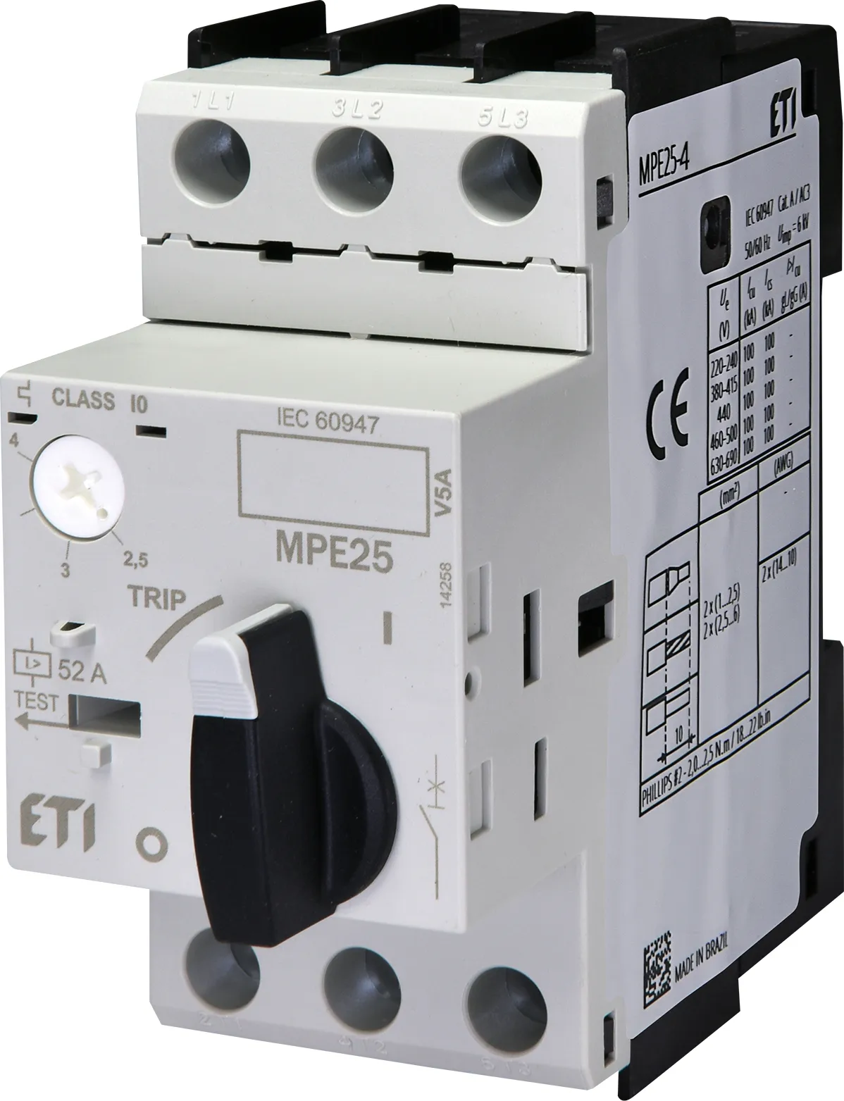 Mot.protec.circuit breaker MPE25-4,0 004648008