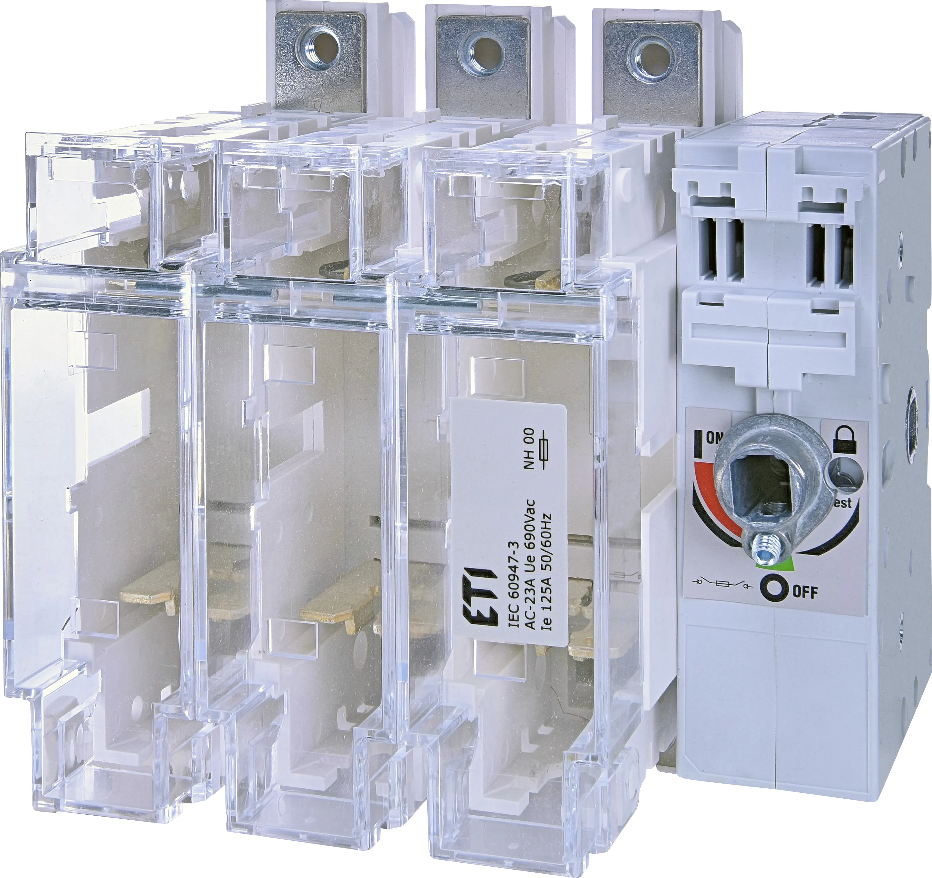 Switch disconnector with fuse FLBS 125 3P 004661800
