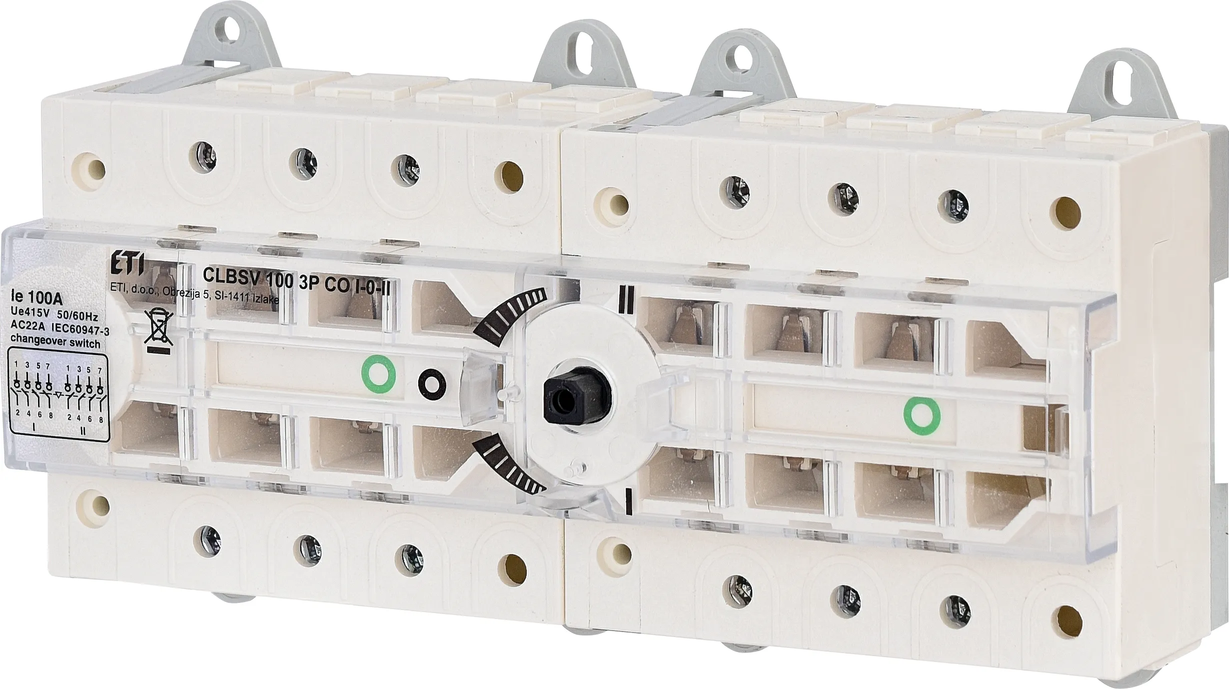 Changeover switch CLBSV 100 3P CO I-0-II 004661891