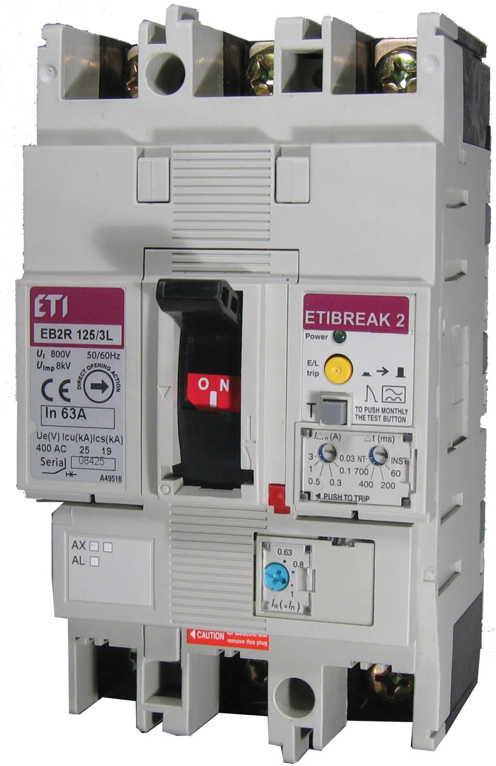 Molded Case Circuit Breaker EB2R 125/4L 50A 4P 004671509
